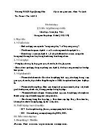Giáo án môn Toán Lớp 9 - Tuần 20 - Năm học 20