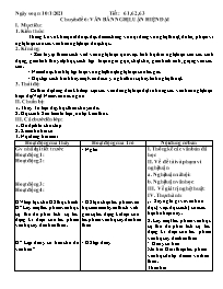 Giáo án Nâng cao Ngữ văn 9 - Tiết 61-63, Chuy