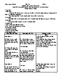 Giáo án Nâng cao Ngữ văn 9 - Tuần 3, Tiết 7-9