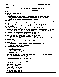 Giáo án Ngữ văn 9 - Tuần 1, Tiết 1-5 - Năm họ