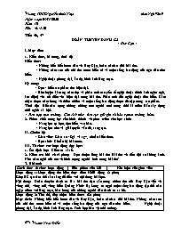Giáo án Ngữ văn 9 - Tuần 10 - Năm học 2020-20