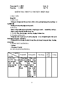 Giáo án Ngữ văn 9 - Tuần 16 - Năm học 2019-20