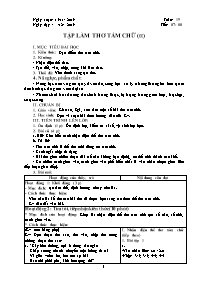 Giáo án Ngữ văn 9 - Tuần 19 - Năm học 2019-20