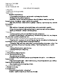 Giáo án Ngữ văn 9 - Tuần 20+21, Tiết 96-105 -