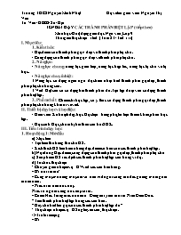 Giáo án Ngữ văn 9 - Tuần 23 - Năm học 2020-20