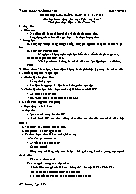 Giáo án Ngữ văn 9 - Tuần 23 - Năm học 2020-20