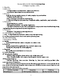 Giáo án Ngữ văn 9 - Tuần 24 - Năm học 2020-20