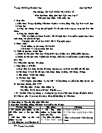 Giáo án Ngữ văn 9 - Tuần 26 - Năm học 2020-20
