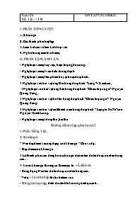 Giáo án Ngữ văn 9 - Tuần 26, Tiết 126-130