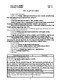 Giáo án Ngữ văn 9 - Tuần 28 - Năm học 2019-20