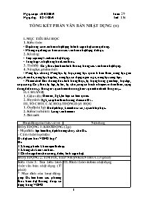 Giáo án Ngữ văn 9 - Tuần 29 - Năm học 2019-20