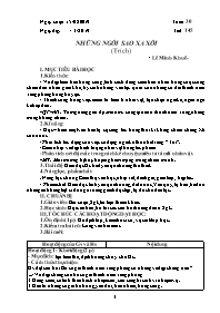 Giáo án Ngữ văn 9 - Tuần 30 - Năm học 2019-20