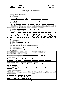Giáo án Ngữ văn 9 - Tuần 33 - Năm học 2019-20