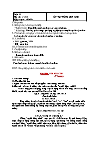 Giáo án Ngữ văn 9 - Tuần 33 - Năm học 2021-20