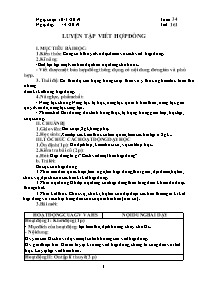 Giáo án Ngữ văn 9 - Tuần 34 - Năm học 2019-20