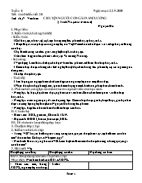 Giáo án Ngữ văn 9 - Tuần 4 - Năm học 2020-202