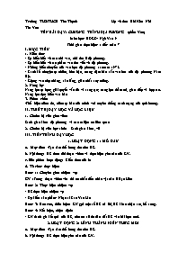 Giáo án Ngữ văn 9 - Tuần 7 - Năm học 2023-202