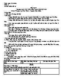 Giáo án Ngữ văn 9 - Tuần 8, Tiết 36-40 - Năm 