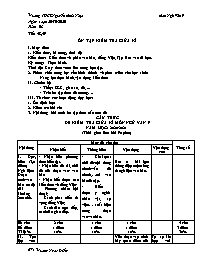Giáo án Ngữ văn 9 - Tuần 8, Tiết 48+49: Ôn tậ