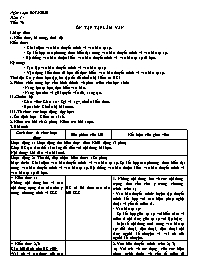 Giáo án Ngữ văn Khối 9 - Tuần 14 - Năm học 20