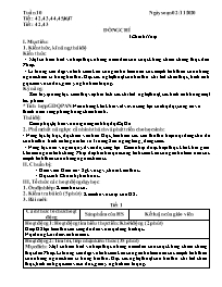 Giáo án Ngữ văn Lớp 9 - Tuần 10, Tiết 42-47 -
