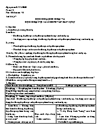 Giáo án Ngữ văn Lớp 9 - Tuần 14 - Năm học 202