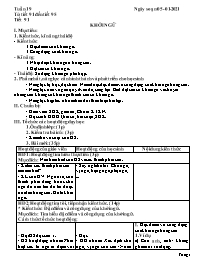 Giáo án Ngữ văn Lớp 9 - Tuần 19, Tiết 91-95 -