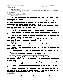 Giáo án Ngữ văn Lớp 9 - Tuần 20+21, Chủ đề tí
