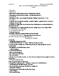 Giáo án Ngữ văn Lớp 9 - Tuần 23 - Năm học 202