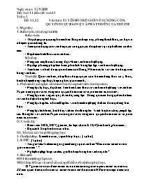 Giáo án Ngữ văn Lớp 9 - Tuần 3 - Năm học 2020