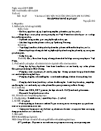 Giáo án Ngữ văn Lớp 9 - Tuần 4 - Năm học 2020