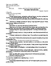 Giáo án Ngữ văn Lớp 9 - Tuần 5 - Năm học 2020