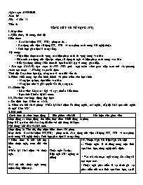 Giáo án Ngữ văn Lớp 9 - Tuần 9, Tiết 41-45 -
