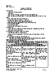Giáo án Sinh học 9 - Tuần 12 - Võ Thị Kiều Lo
