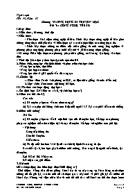 Giáo án Sinh học 9 - Tuần 17 - Võ Thị Kiều Lo