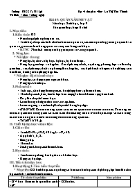 Giáo án Sinh học 9 - Tuần 25 - La Thị Thu Tha