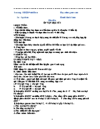 Giáo án Sinh học 9 - Tuần 26 - Năm học 2021-2