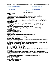 Giáo án Sinh học 9 - Tuần 26 - Năm học 2021-2