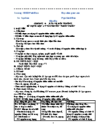 Giáo án Sinh học 9 - Tuần 28 - Năm học 2021-2
