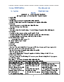 Giáo án Sinh học 9 - Tuần 29 - Năm học 2021-2