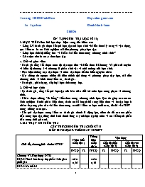 Giáo án Sinh học 9 - Tuần 30 - Năm học 2021-2