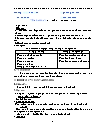 Giáo án Sinh học 9 - Tuần 6 - Năm học 2021-20