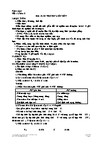 Giáo án Sinh học 9 - Tuần 7 - Võ Thị Kiều Loa