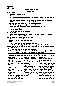 Giáo án Sinh học 9 - Tuần 8 - Võ Thị Kiều Loa