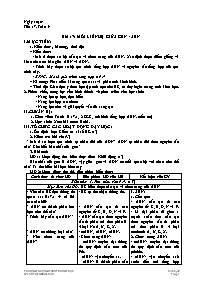 Giáo án Sinh học 9 - Tuần 9 - Võ Thị Kiều Loa