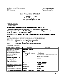 Giáo án Tiếng Anh 9 - Week 23 - Năm học 2022-