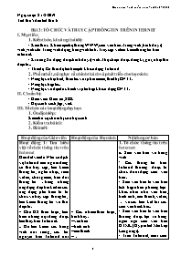 Giáo án Tin học 9 - Tuần 3, Bài 3: Tổ chức và