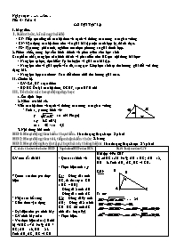 Giáo án Toán 8 (Hình học) - Tuần 4 - Năm học 