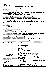 Giáo án Toán 9 (Đại số) - Tuần 1 - Năm học 20