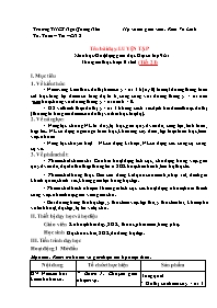 Giáo án Toán 9 (Đại số) - Tuần 11 - Năm học 2